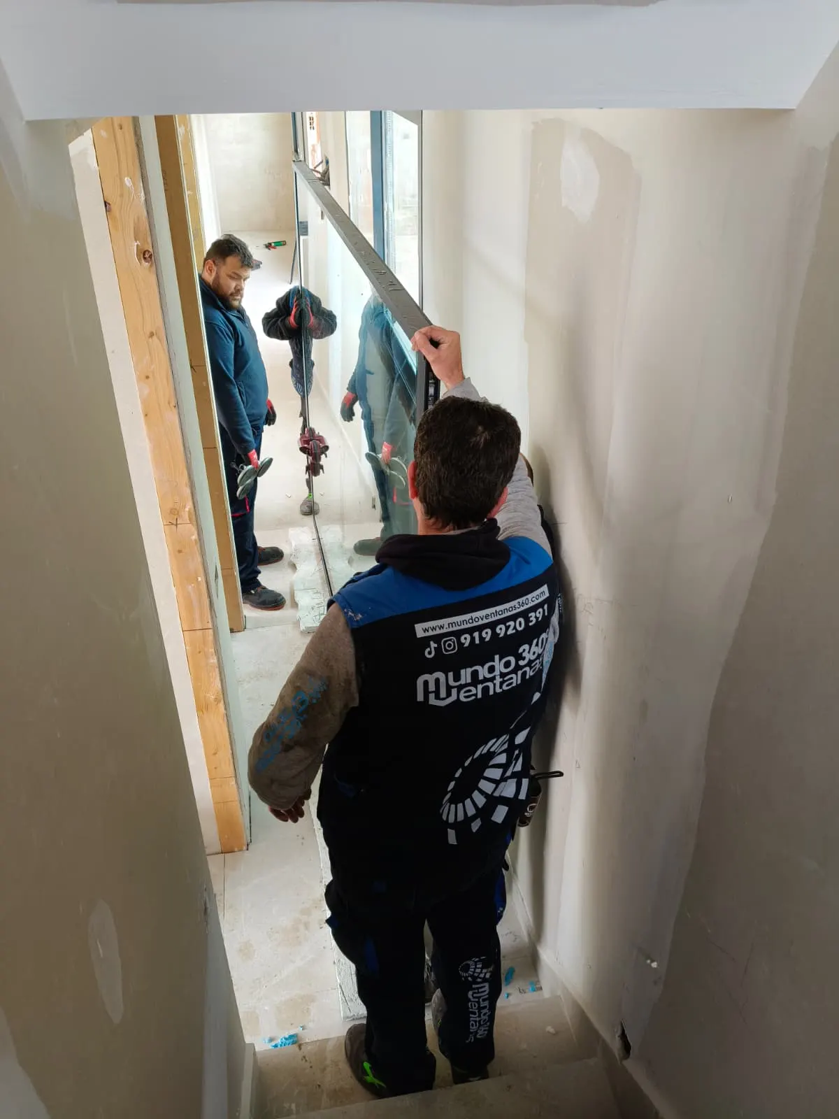 Carpintería terminada en habitación de la vivienda